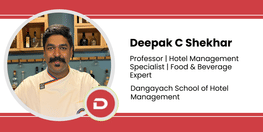 Interview Deepak C Shekhar Professor Hotel Management Specialist Food and Beverage Expert at Dangayach School of Hotel Management